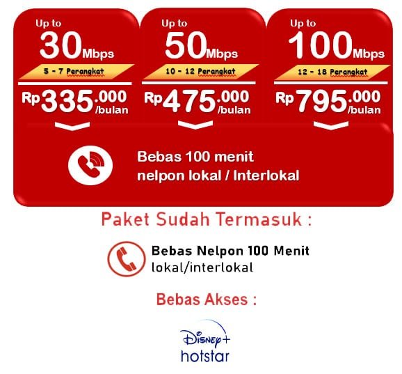 Indihome Wisma Juanda Permai 13 paket inetphone